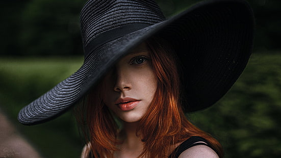Георгий Чернядьев, женщины, рыжий, лицо, шапка, HD обои HD wallpaper