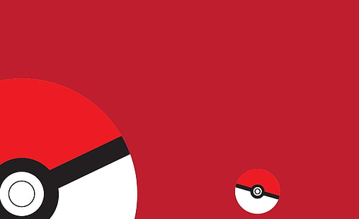 Pokemon Pokeball Red, fond d'écran pokeball, artistique, abstrait, pokemon, pokeball, rouge, Fond d'écran HD HD wallpaper