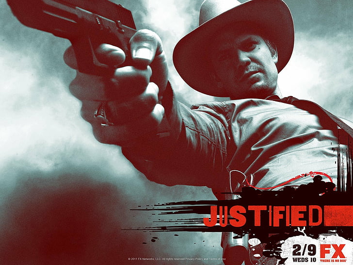 justified, olyphant, shows, timothy, HD wallpaper