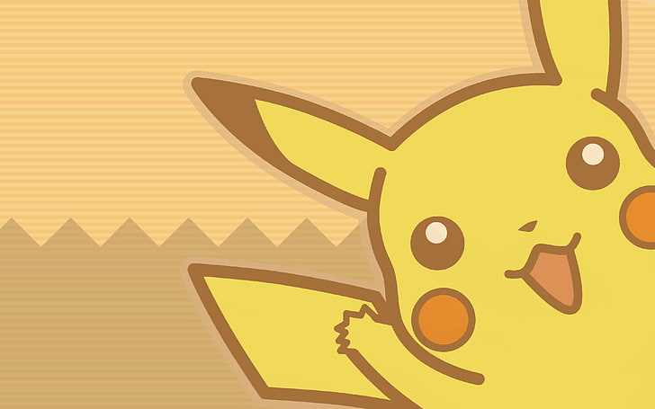 Pokemon pikachu vektör Anime Pokemon HD sanat, Pokemon, Pikachu, HD masaüstü duvar kağıdı