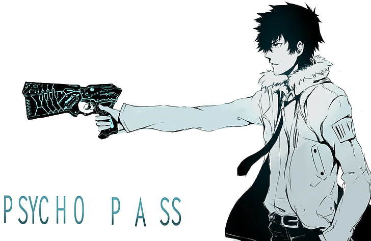 Psycho-Pass, Kougami Shinya, Fondo de pantalla HD