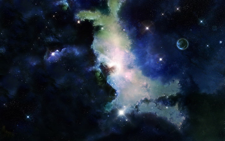 kosmische Galaxie, Raum, Dunkelheit, das Universum, HD-Hintergrundbild
