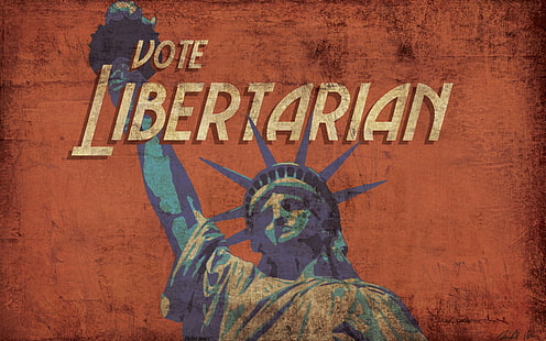 libertarian Frihetsgudinnan, HD tapet HD wallpaper