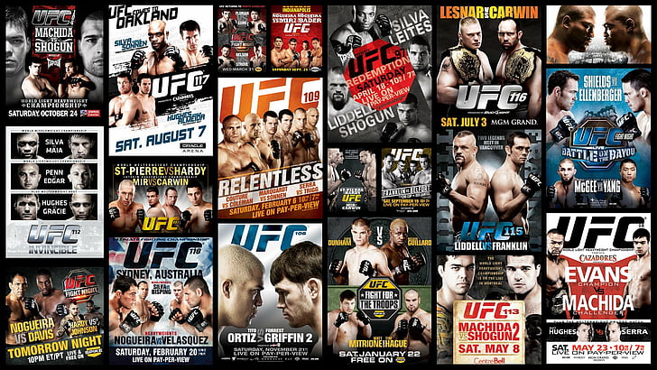 芸術、ボクシング、コラージュ、格闘、武道、総合格闘技、ポスター、UFC、レスリング、 HDデスクトップの壁紙