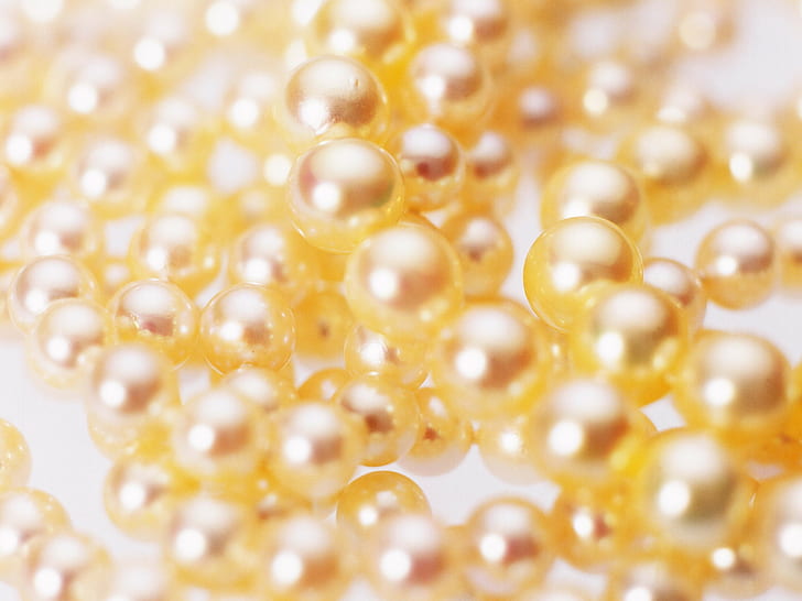 Pearls, Background, Beads, HD wallpaper