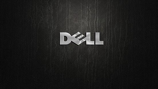 silver, logo, Dell, HD wallpaper HD wallpaper