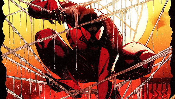 Spider-Man illustration, comics, Spider-Man, Scarlet Spider, Kaine Parker, HD wallpaper
