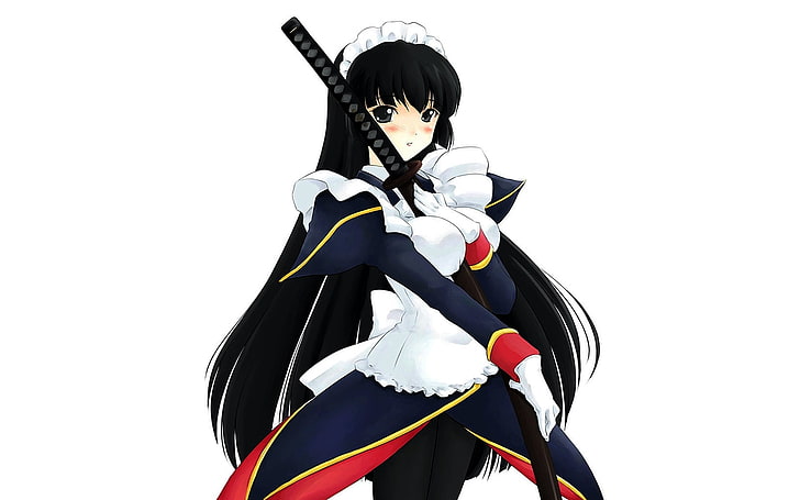 Female anime character wearing black dress digital wallpaper, girl,  brunette, HD wallpaper | Wallpaperbetter