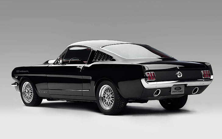 Ford Mustang Classic, muscle car, ford mustang, mustang, HD wallpaper