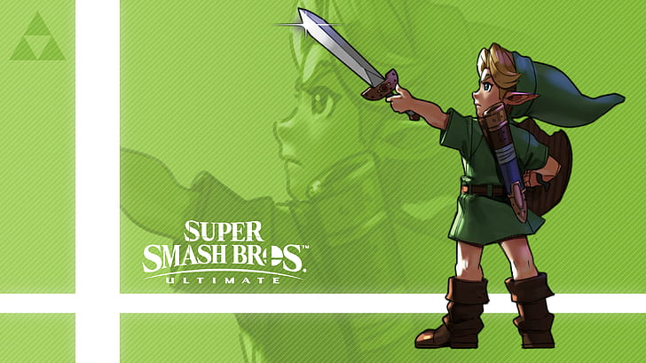 Video Game, Super Smash Bros. Ultimate, Young Link, Wallpaper HD