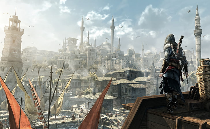 Assassins Creed : Revelations, Assassin's Creed digital wallpaper, Games, Assassin's Creed, game, revelations, assassin's creed revelations, HD wallpaper
