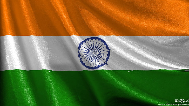 Flaggor, Indiens flagga, Flagga, Indien, HD tapet
