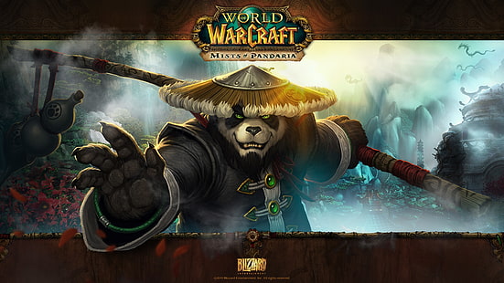 World of Warcraft oyunu dijital duvar kağıdı, World of Warcraft, World of Warcraft: Pandaria Mists, video oyunları, HD masaüstü duvar kağıdı HD wallpaper