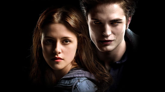 Film, Twilight, Bella Swan, Edward Cullen, Kristen Stewart, Robert Pattinson, HD tapet HD wallpaper