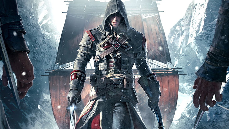 Assassin's Creed poster, video games, assassins, HD wallpaper
