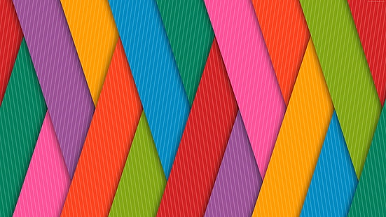papel de parede multicolorido, colorido, abstrato, HD papel de parede HD wallpaper