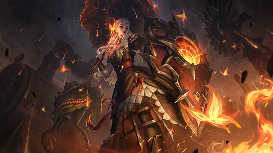 Mezzogiorno di fuoco, Leona (League of Legends), League of Legends, Sfondo HD HD wallpaper