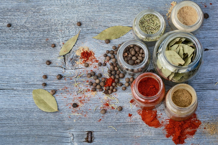 Food, Herbs and Spices, Herbs, Jar, Spices, HD wallpaper