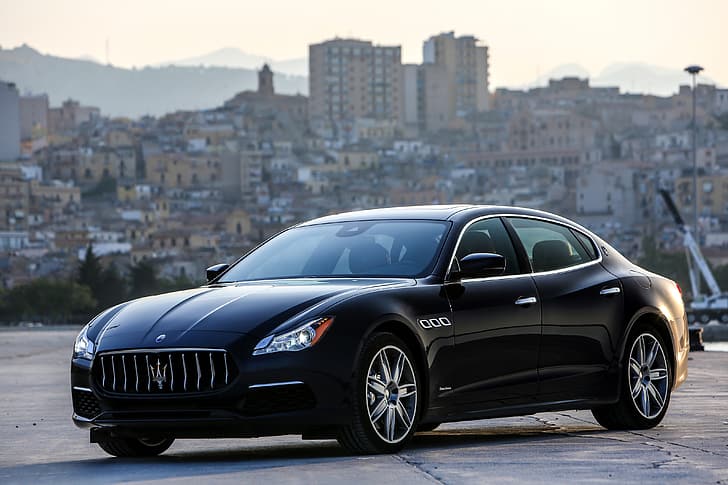 Maserati, Quattroporte, metallic, HD wallpaper