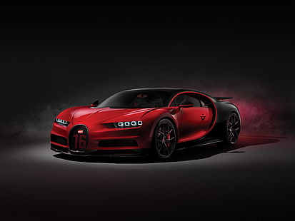 4K, автомобилно изложение в Женева, Bugatti Chiron Sport, 2018, HD тапет HD wallpaper