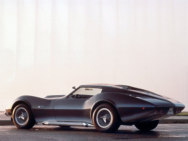 1969, chevrolet, klasik, kavram, corvette, mantaray, kas, supercar, HD masaüstü duvar kağıdı