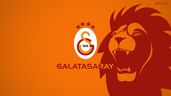 Galatasaray S.K., leão, futebol, clubes de futebol, HD papel de parede HD wallpaper