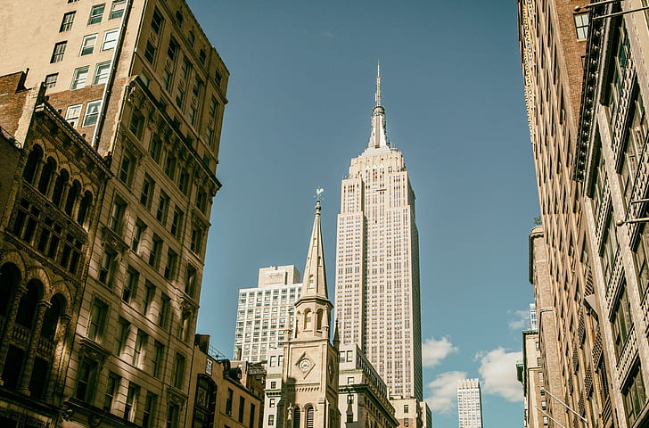 empire state building 4k hd  for pc, HD wallpaper