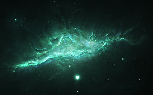 galaktyka tapeta, przestrzeń, mgławica, gwiazdy, wszechświat, sztuka kosmiczna, Tapety HD HD wallpaper