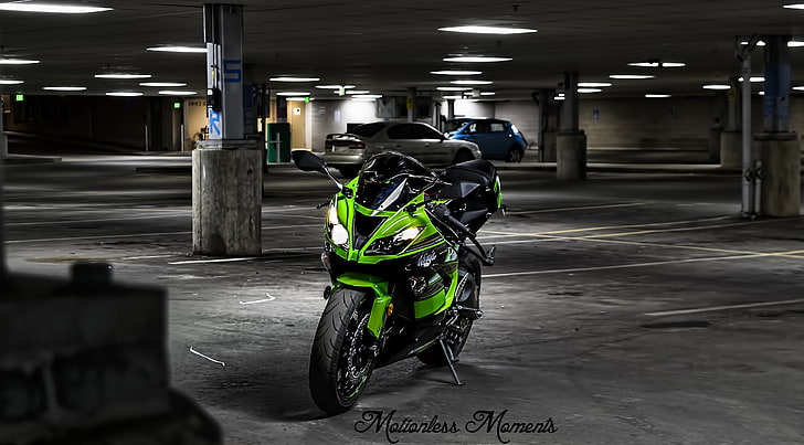 JDM, zx6r, motocicleta, Kawasaki, Fondo de pantalla HD