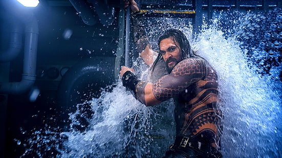 Aquaman, Liga de la Justicia, Jason Momoa, Fondo de pantalla HD HD wallpaper