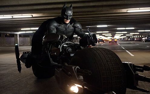 Batman, The Dark Knight Rises, Batpod, HD-Hintergrundbild HD wallpaper