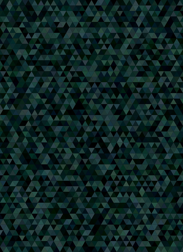 gray and black triangular wallpaper, triangles, mosaic, dark, texture, HD wallpaper