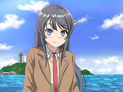 Anime, Seishun Buta Yarou wa Hasenmädchen Senpai no Yume wo Minai, Mai Sakurajima, HD-Hintergrundbild HD wallpaper