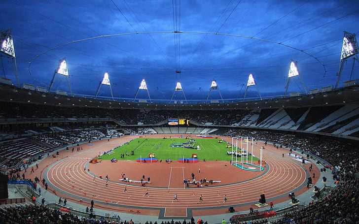 Чемпионат мира по легкой атлетике BUCS VISA 2012, Лондон, Атлет, Стадион, Олимпийские игры, HD обои