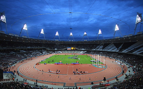 Чемпионат мира по легкой атлетике BUCS VISA 2012, Лондон, Атлет, Стадион, Олимпийские игры, HD обои HD wallpaper