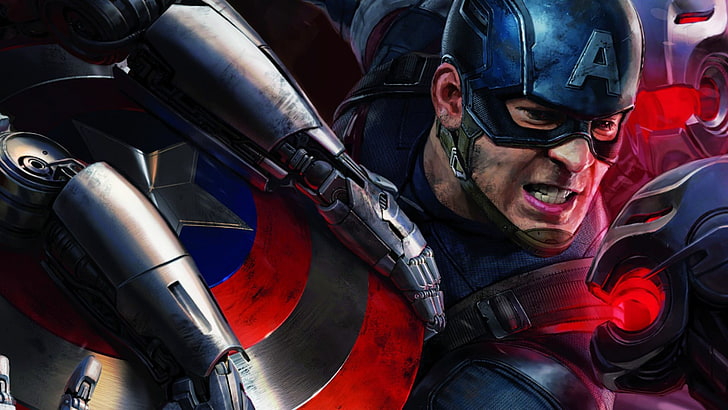 Wallpaper Captain America, Captain America, The Avengers, Perang Saudara, Wallpaper HD