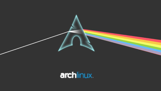 Logo Arch Linux, Arch Linux, Linux, Pink Floyd, Tapety HD HD wallpaper