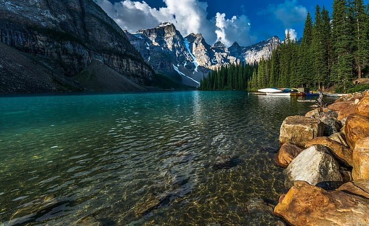 landscape, lake, HD wallpaper