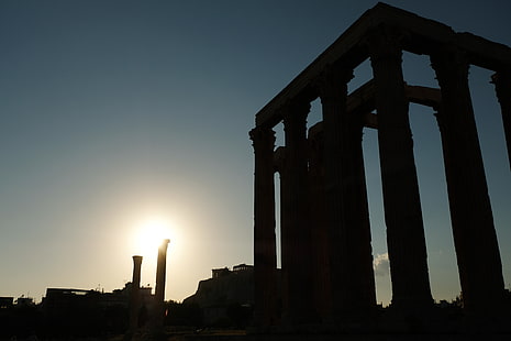 Zeus, Tempel, Griechenland, Mythologie, Architektur, HD-Hintergrundbild HD wallpaper