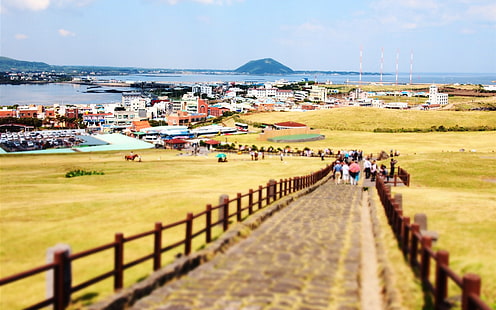 Sfondo di uno scenario di viaggio in Corea Jeju Island 11, Sfondo HD HD wallpaper