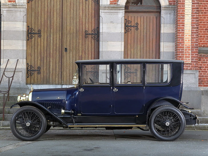 1920, a f, hotchkiss, limousine, luxury, retro, HD wallpaper