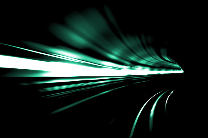 LED light, rotation, shadow, light, tunnel, speed, abstraction, HD wallpaper