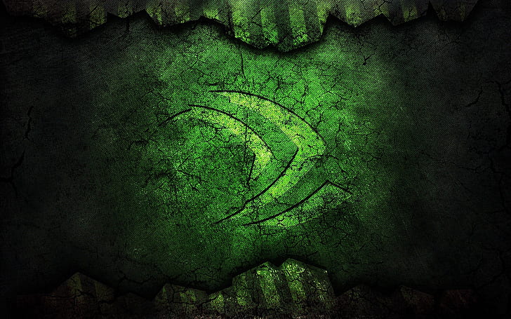 Nvidia Green Logo, tecnologia, tecnologia, nvidia, logo, sfondo, Sfondo HD
