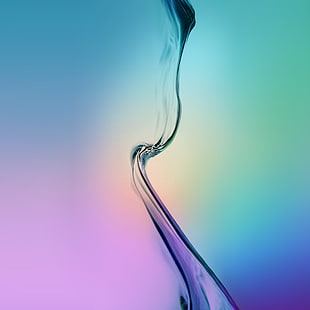 mehrfarbige abstrakte digitale Tapete, Samsung, Galaxy S6, abstrakt, Farbverlauf, Wasser, HD-Hintergrundbild HD wallpaper