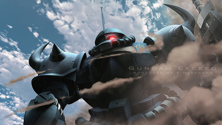 Аниме, мобилен костюм Gundam Thunderbolt, HD тапет