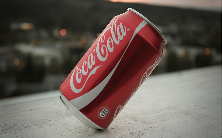 Coca Cola Can, red Coca-Cola can, Other, , logo, brand, coca cola, HD wallpaper