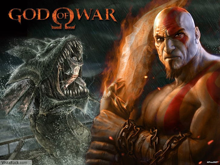 لعبة الأنمي God of War II ألعاب الفيديو God of War HD Art ، game ، animé، خلفية HD