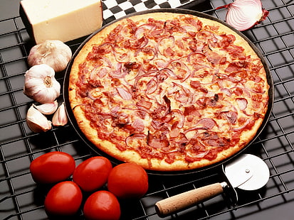 Food, Pizza, HD wallpaper HD wallpaper