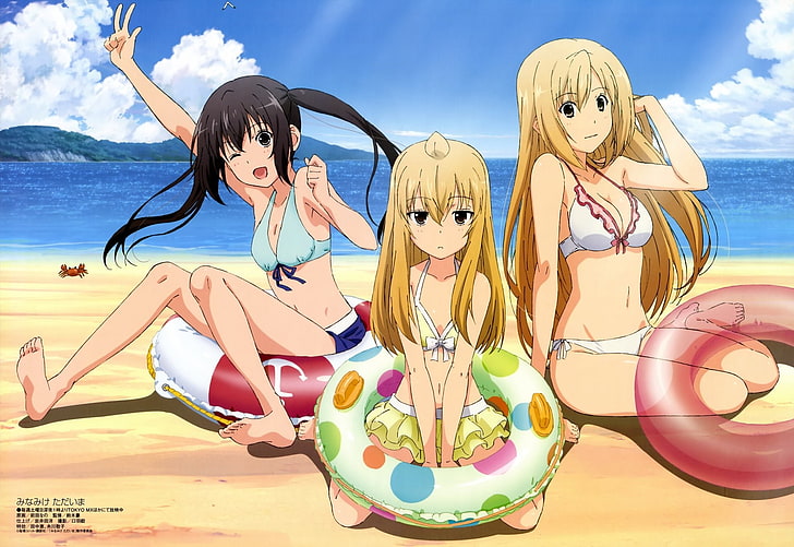 Anime, Minami-ke, Chiaki Minami, Haruka Minami, Kana Minami, HD-Hintergrundbild