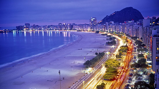 плаж Бразилия Рио де Жанейро 1920x1080 Природа Плажове HD Art, плаж, Бразилия, HD тапет HD wallpaper